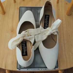 Kenneth Cole NY Cream Formal Wedding sandals, size 8.5